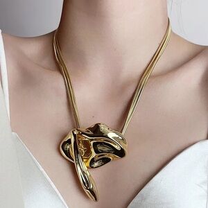 Elegant Gold Necklace #1651